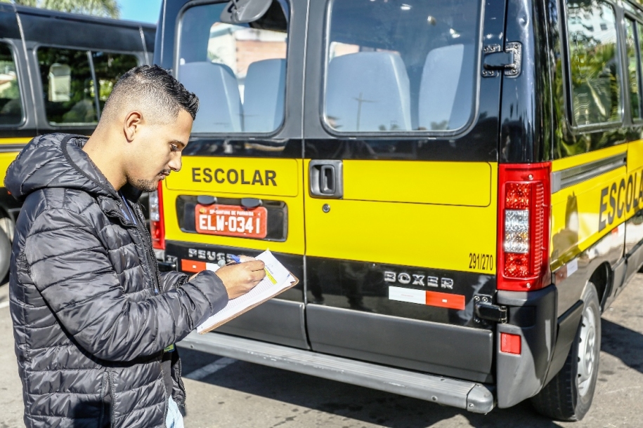 Veículos do Transporte Escolar passam por rigorosa inspeção