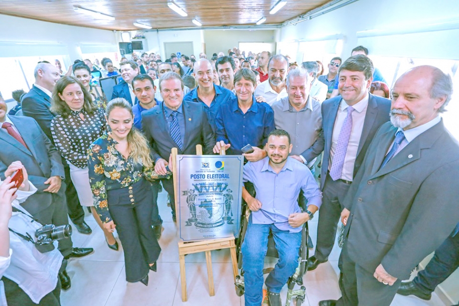 Elvis Cezar inaugura Posto da Justiça Eleitoral em Parnaíba