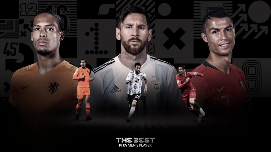 Messi, Cristiano Ronaldo e Van Dijk são os finalistas do The Best