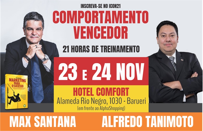 ICON 21 terá Max Santana e Alfredo Tanimoto no Alphaville