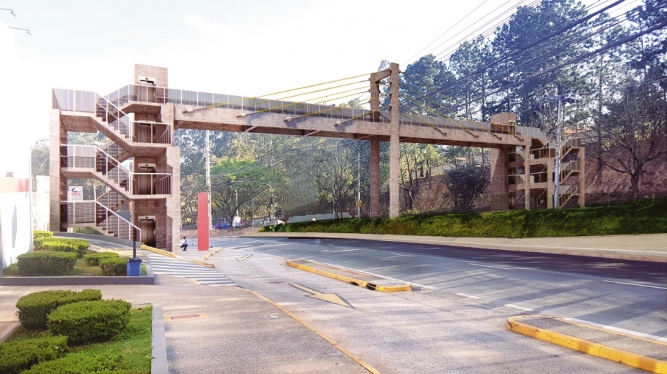 Nova Passarela na Avenida Yojiro Takaoka vai aumentar segurança