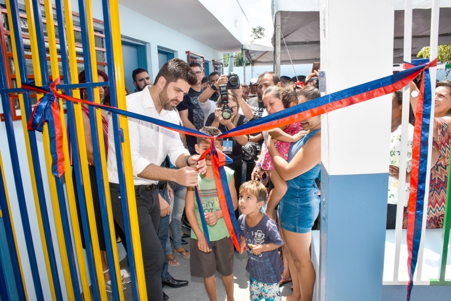 Danilo Joan reinaugura EMEB Vera Lúcia Millena no Parque Paraíso