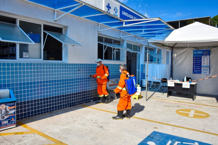 Secretaria de Saúde promove desinfecção da UBS Jordanésia