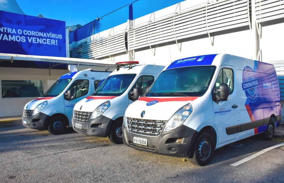 Cajamar adquire mais 3 Ambulâncias e 2 Ambulatórios Móveis