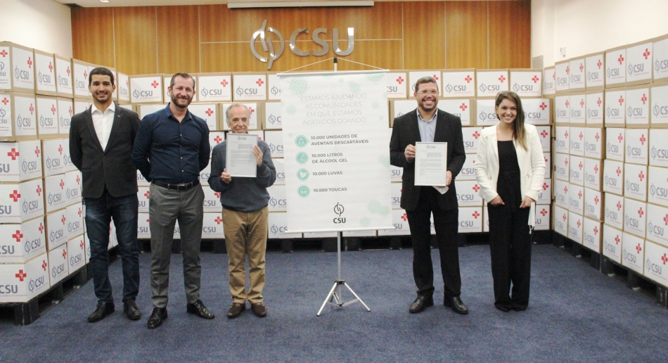 Secretaria de Saúde de Barueri recebe doação de EPIs da CSU 