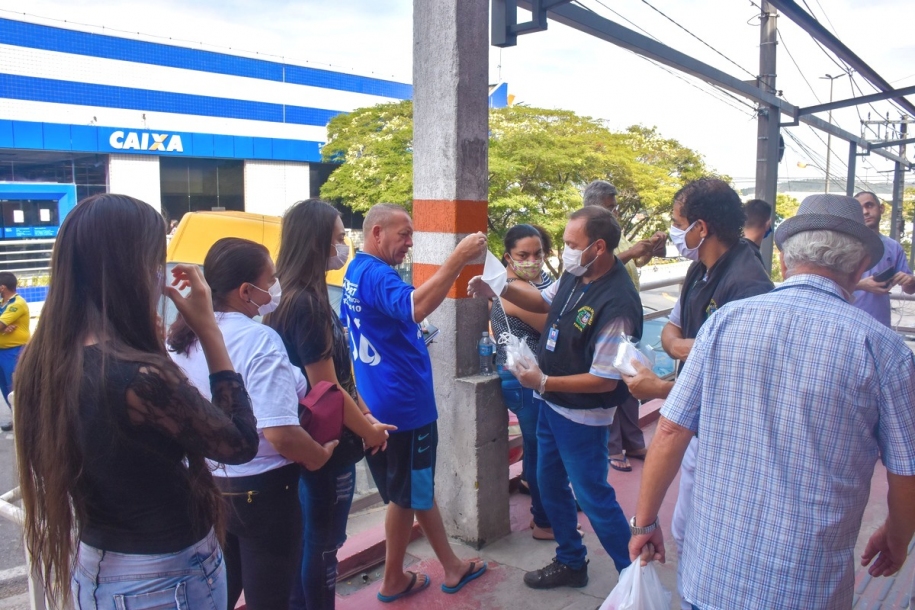 Cajamar inicia distribuição de máscaras à população