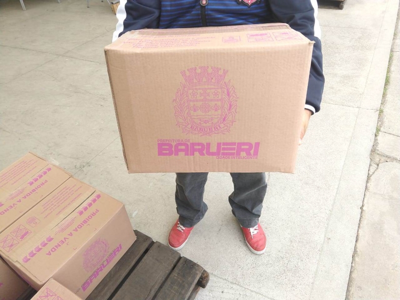 Servidores do Serviço Social de Barueri doam 519 cestas básicas