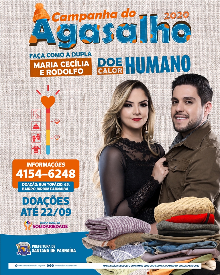Fundo Social de Parnaíba iniciou a Campanha do Agasalho