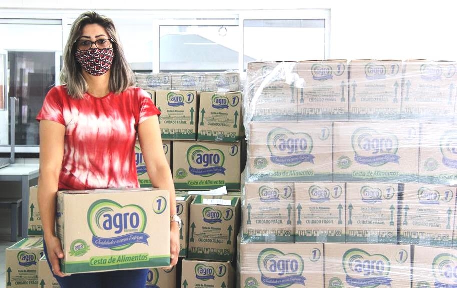 Barueri distribui cestas com itens da merenda pela quarta vez