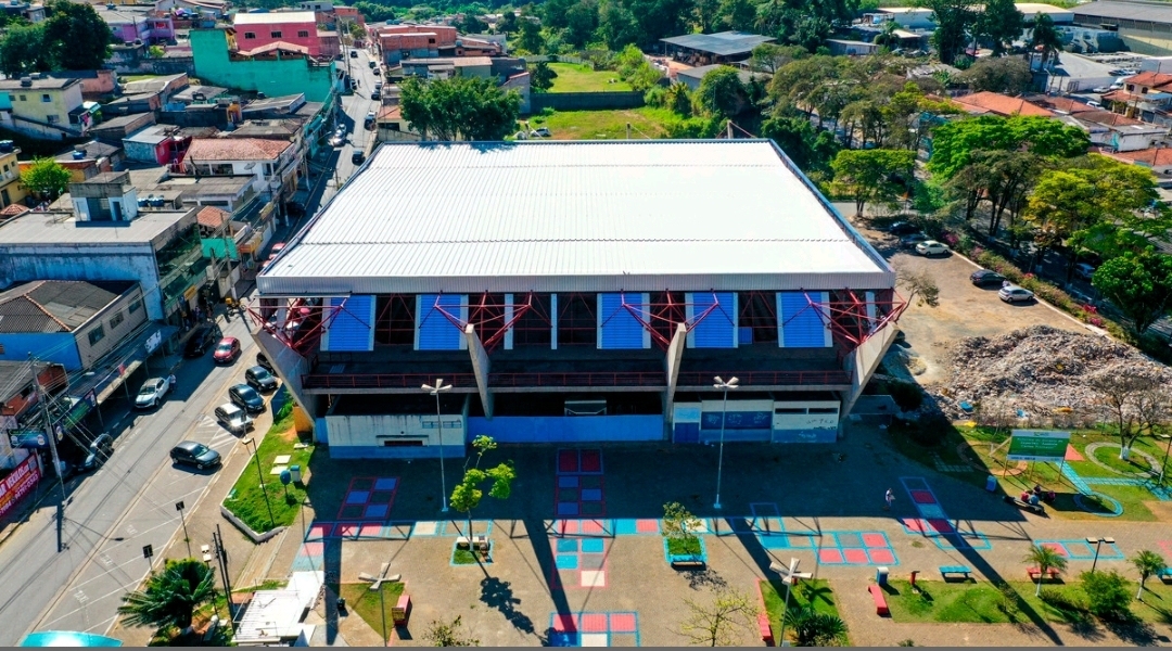 Avança revitalização do Ginásio de Esportes do Polvilho