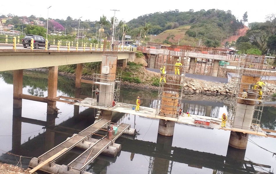 Nova Ponte sobre Rio Tietê terá 90 metros de extensão 