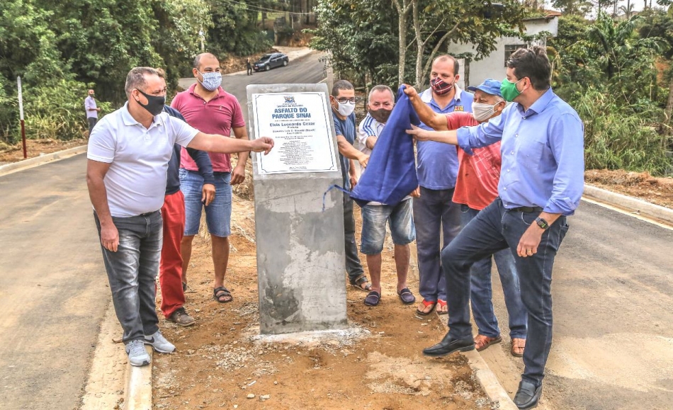 Parque Sinai recebe pavimentação asfáltica e infraestrutura