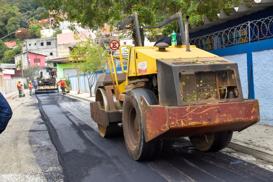Primeira etapa de pavimentação do bairro Cimiga está concluída