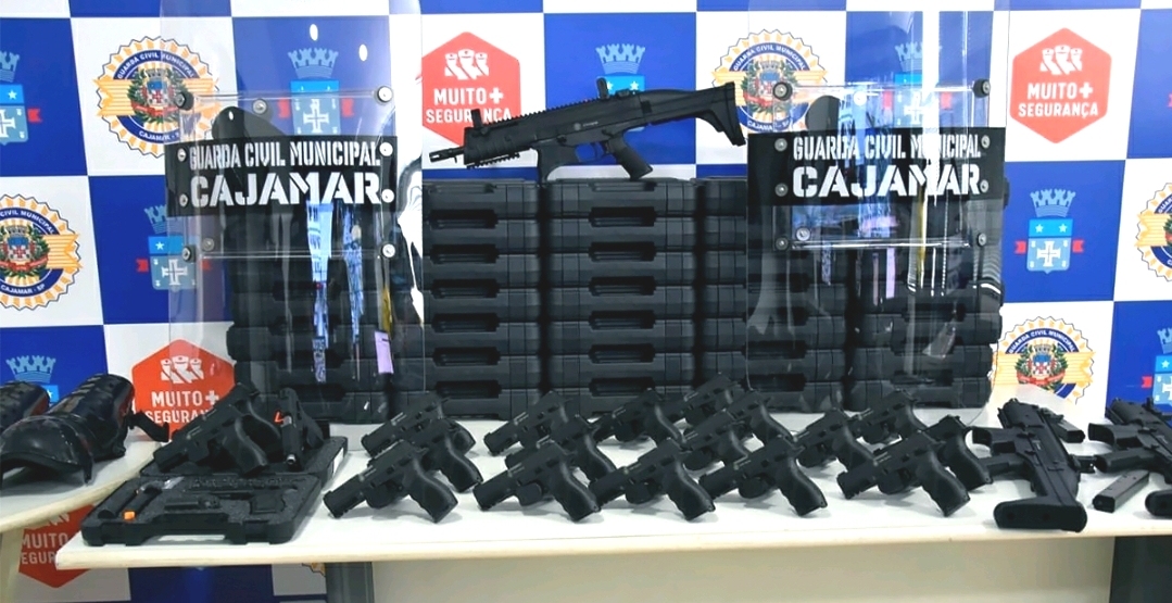 GCM de Cajamar agora possui armamento pesado e tecnologia 