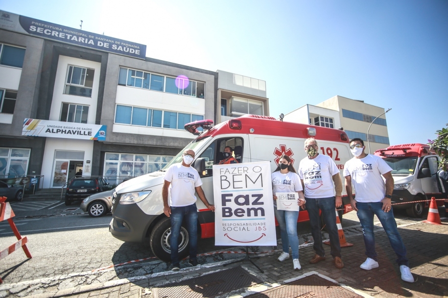 Santana de Parnaíba recebe ambulâncias da empresa JBS
