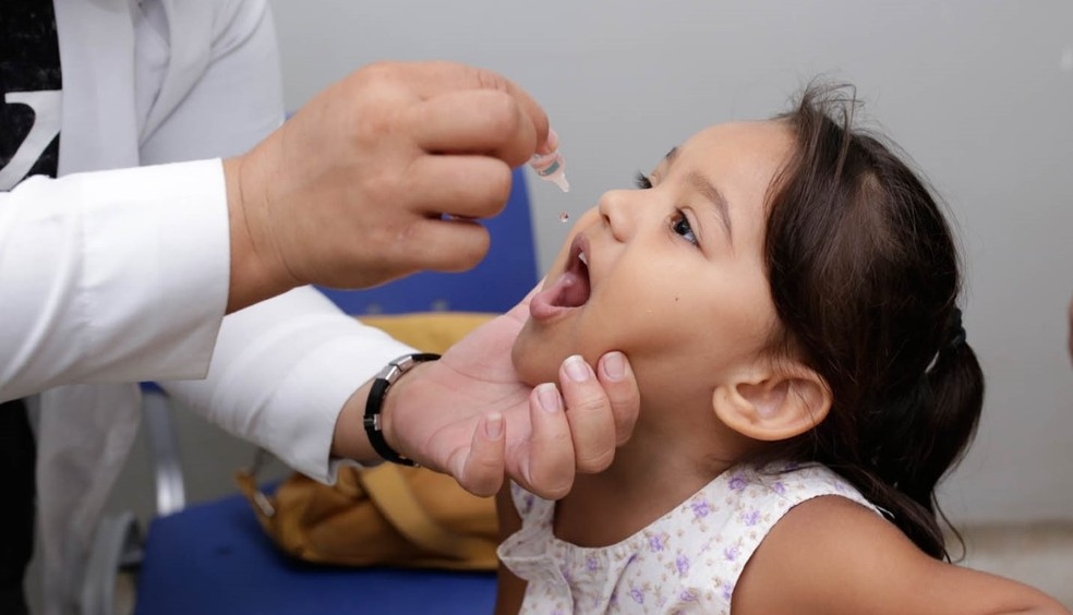Campanha de vacinação contra a poliomielite acontece em outubro