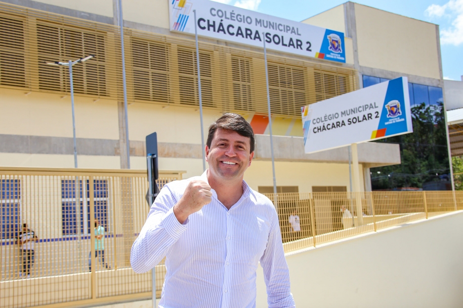 Chácara Solar 2 recebe novo Colégio Municipal de período integral