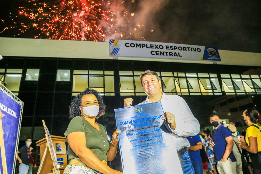 Elvis Cezar entrega 3° complexo esportivo em Santana de Parnaíba