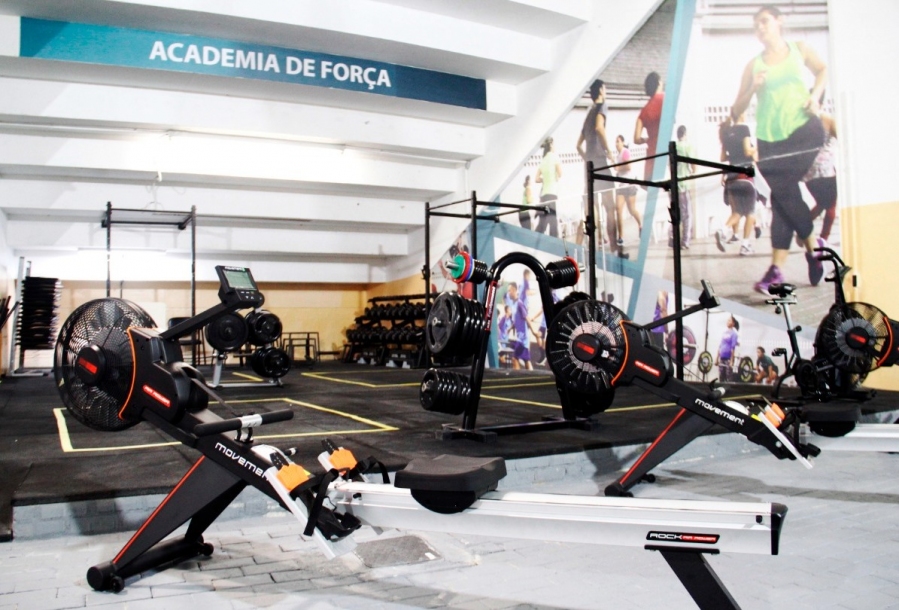 Academia do Ginásio José Corrêa recebe novos aparelhos ergômetros