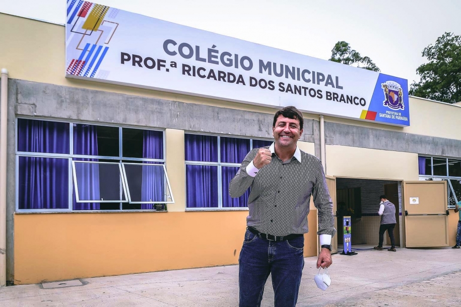 Elvis Cezar entrega novo colégio Ricarda Santos no Chácara Solar 