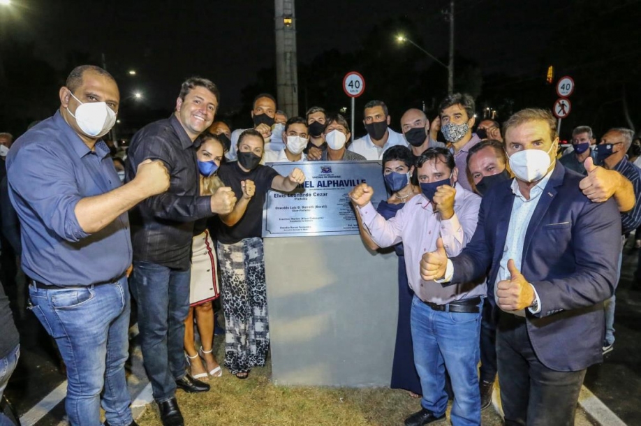Elvis Cezar entrega o Túnel Oscar Niemeyer, no Alphaville