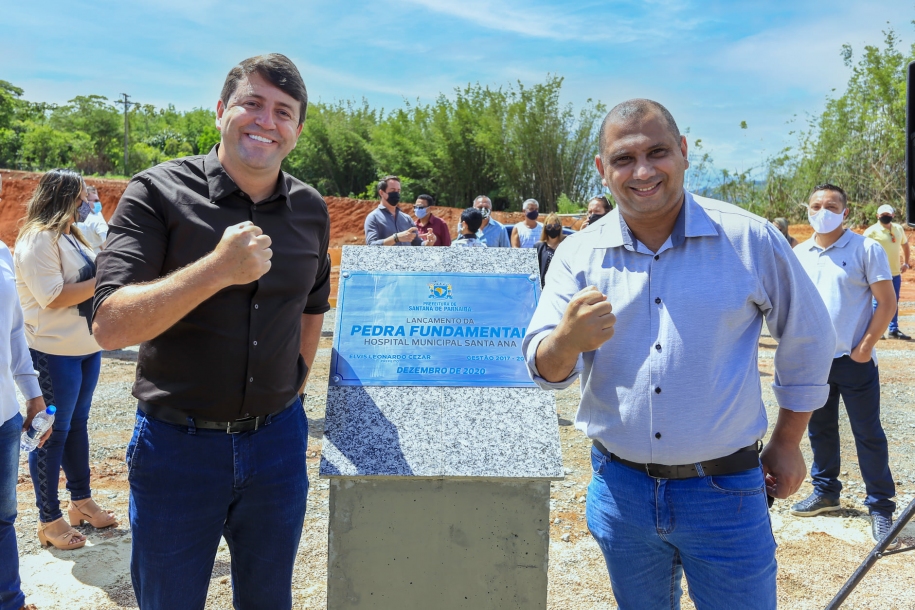Elvis Cezar lança Pedra Fundamental do Novo Hospital de Parnaíba