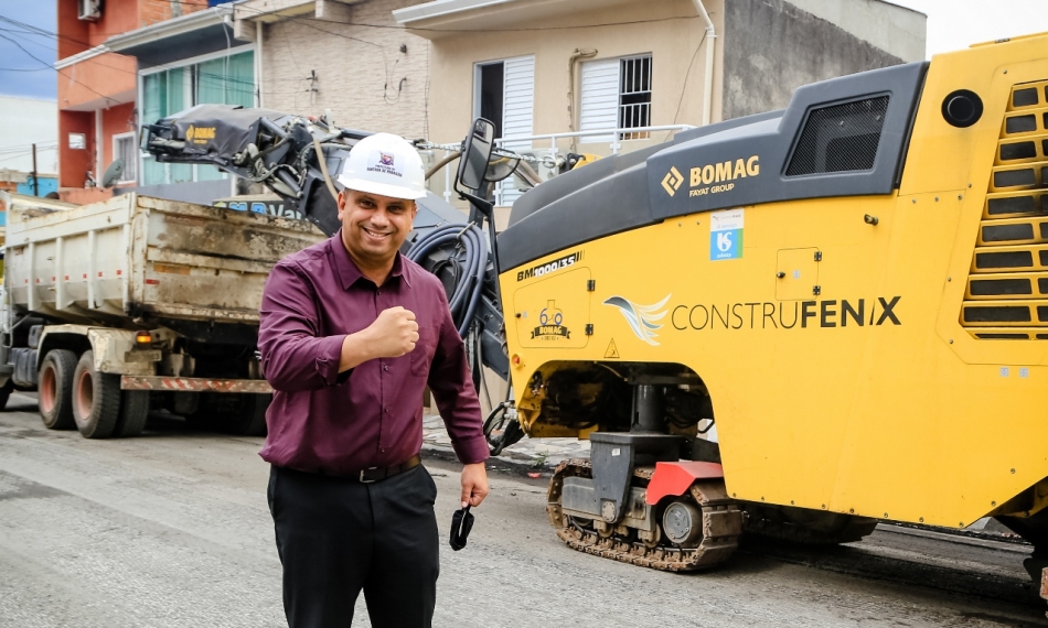 Parque Santana recebe obras de recapeamento asfáltico
