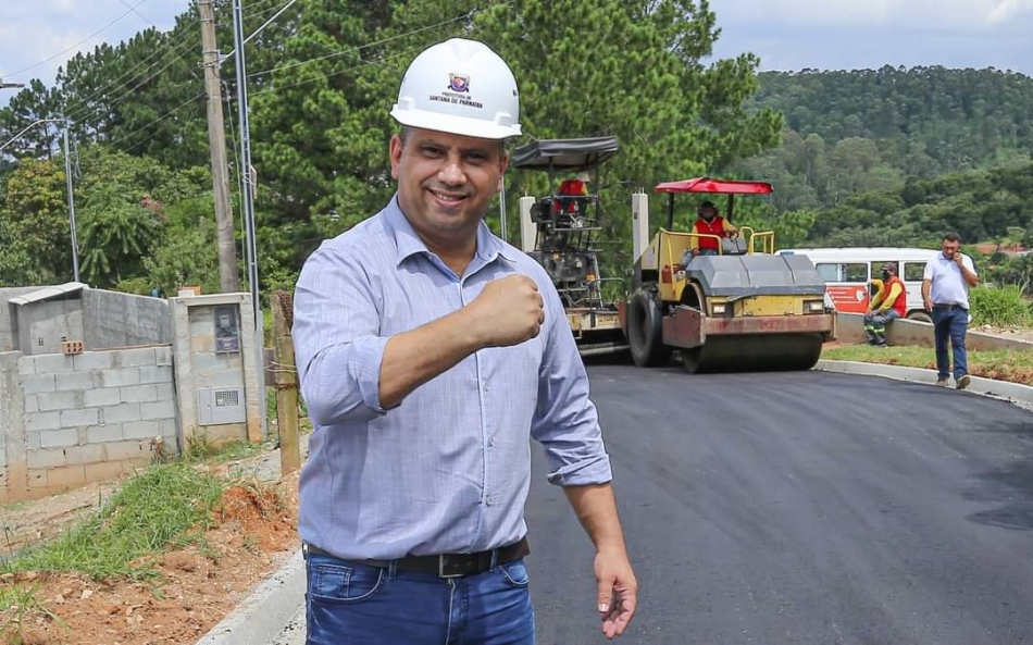 Bairro Itaim Mirim está 100% asfaltado em Santana de Parnaíba