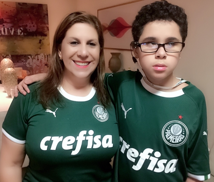 Nickollas Grecco e sua mãe foram convidados para assistir mundial