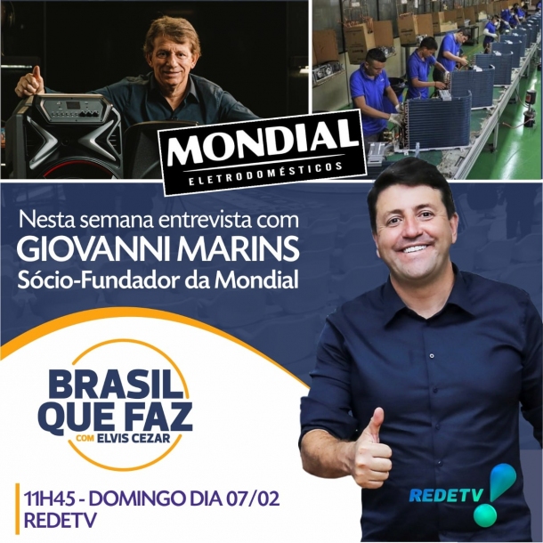 Elvis Cezar entrevista Giovanni Marins Sócio Fundador da Mondial