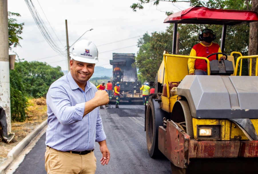 Marcos Tonho entrega 100% da pavimentação do Cristal Park III