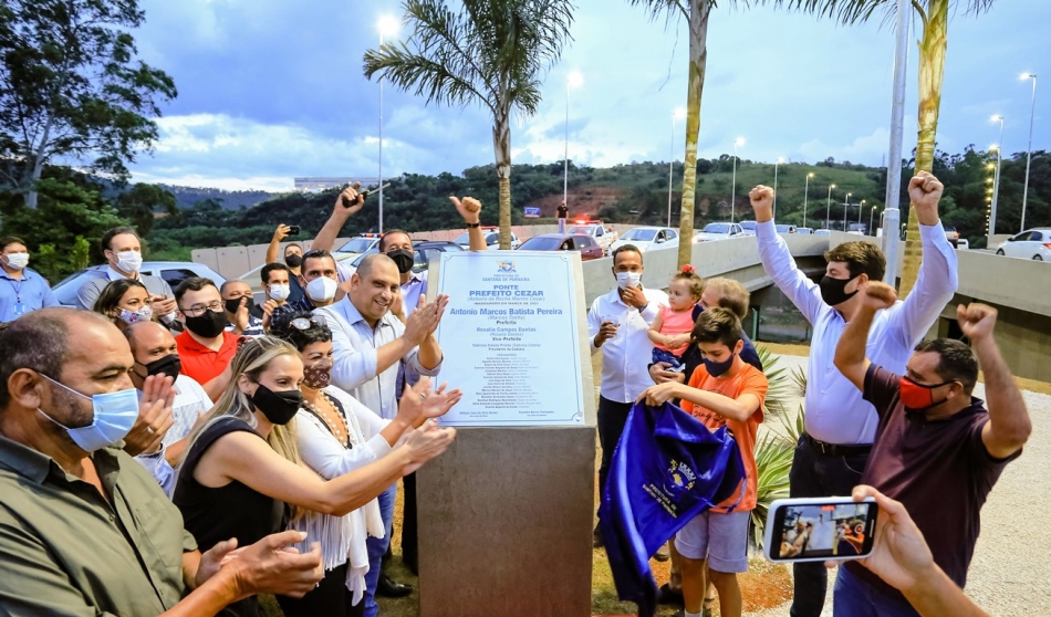 Marcos Tonho entrega nova Ponte Prefeito Cezar em Parnaíba