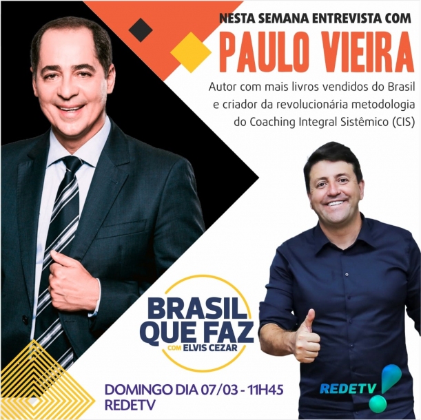 Elvis Cezar entrevista Paulo Vieira o melhor Master Coach do país