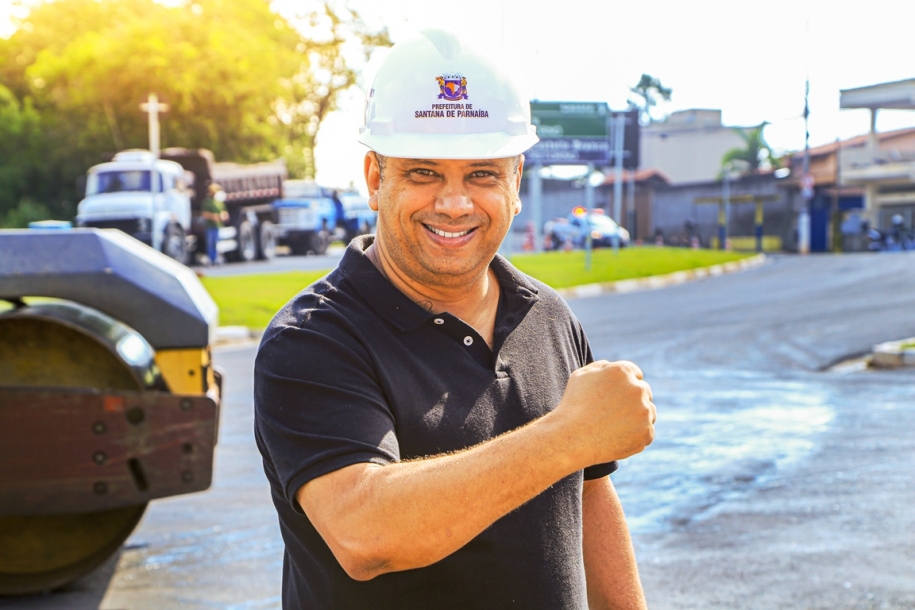 Prefeito Marcos Tonho vistoria revitalização da Estrada do Suru