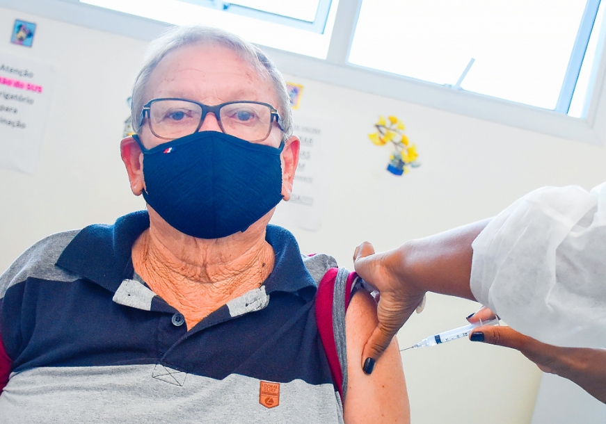 Cajamar inicia a vacinação para idosos a partir de 68 anos