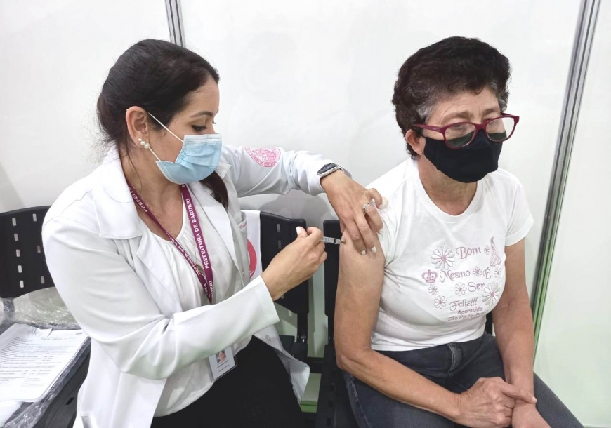 Barueri ultrapassa a marca de 50 mil doses aplicadas de vacina