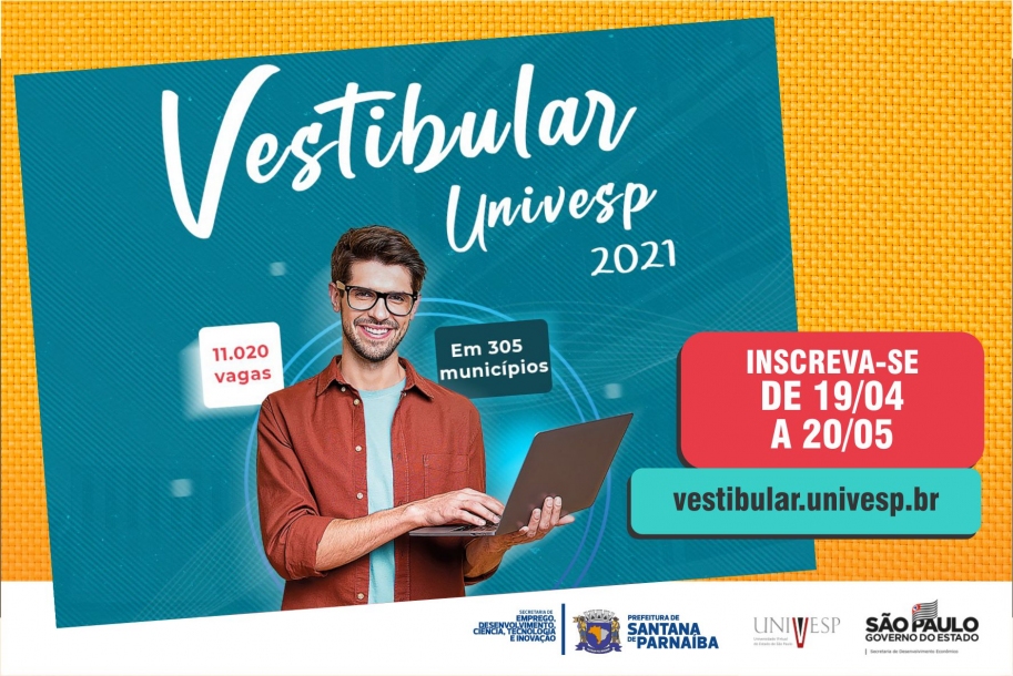Univesp abre inscrições para vestibular em Santana de Parnaíba