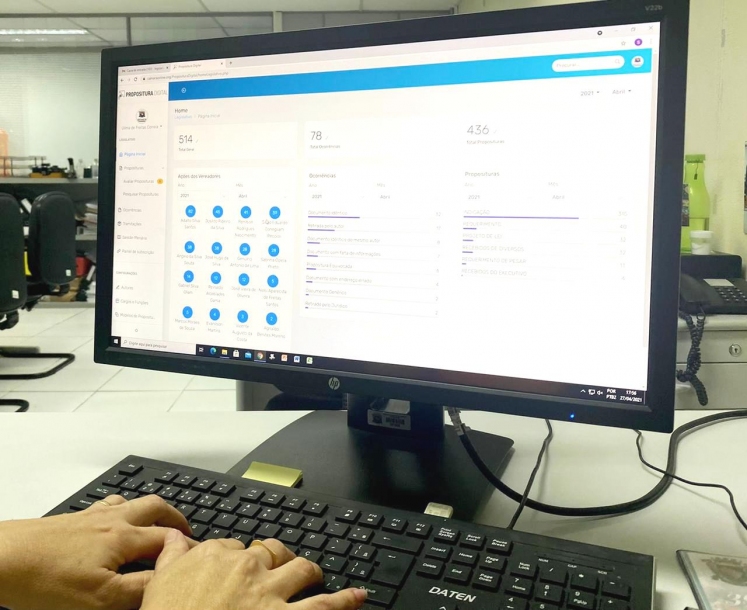 Câmara de Parnaíba inaugura sistema de Propositura Digital 