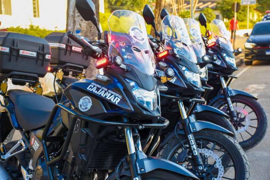 Cajamar entrega mais viaturas e motocicletas 0KM para a GCM
