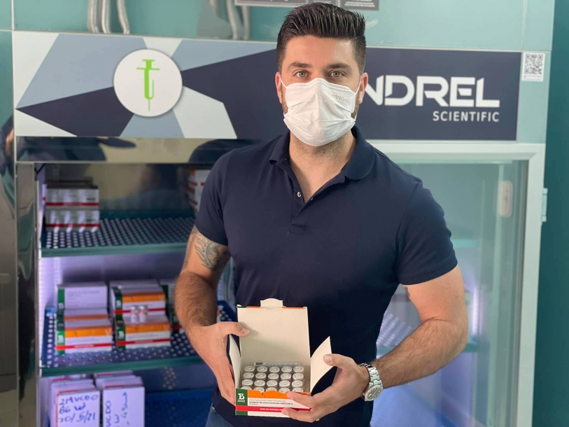 Novo Lote da Coronavac chega à Cajamar para doses atrasadas