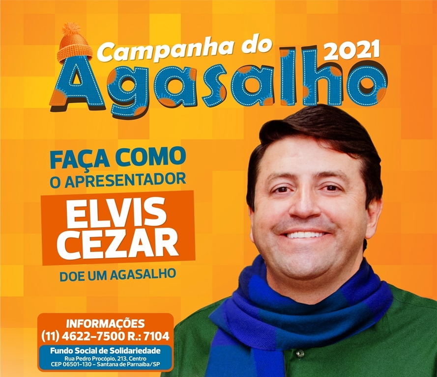 Elvis Cezar é o padrinho da Campanha do Agasalho de Parnaíba 2021