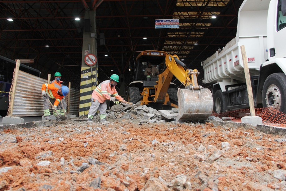 Terminal Rodoferroviário do Centro recebe obras de reforma 