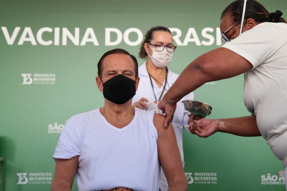 Governador João Doria novamente testa positivo para Covid-19