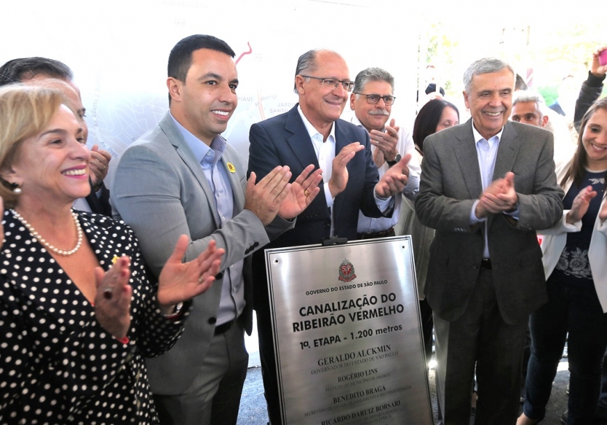 Rogério Lins e Geraldo Alckmin inauguram obras em Osasco