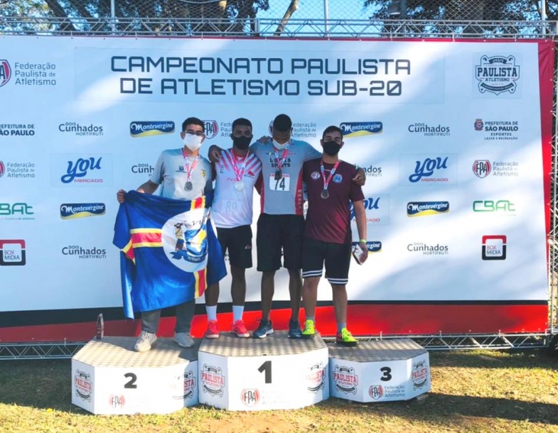 Parnaibano conquista 1º lugar no Campeonato Paulista de Atletismo