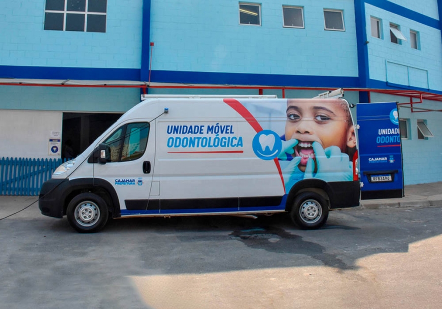 Van Móvel Odontológica segue atendendo alunos de Cajamar 