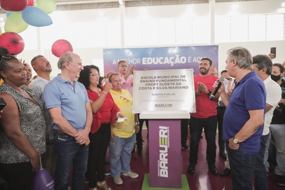 Rubens Furlan inaugura nova EMEF do Jardim Maria Helena