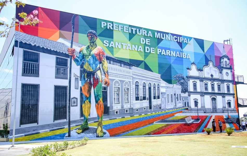 Santana de Parnaíba resgata história em mural de 462 m²