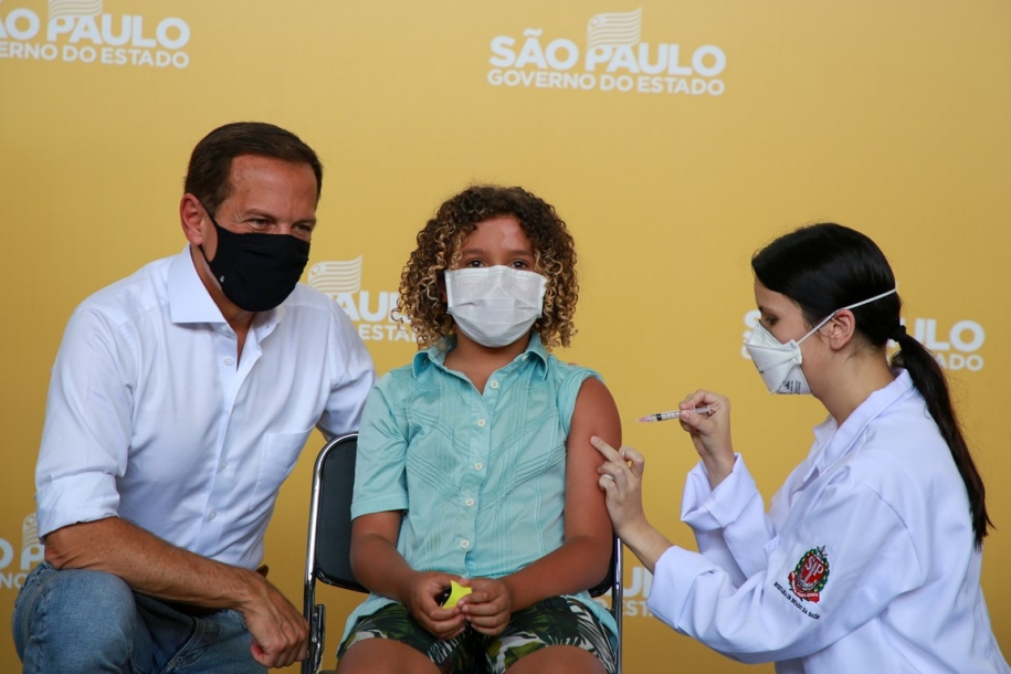 Doria quer vacinar 4,3 milhões de crianças em três semanas 