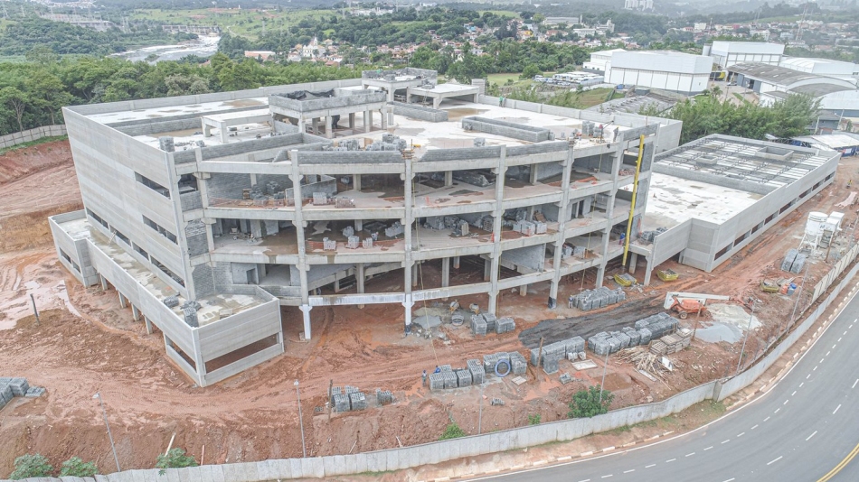 Avança construção do Novo Hospital Municipal de Santana de Parnaíba